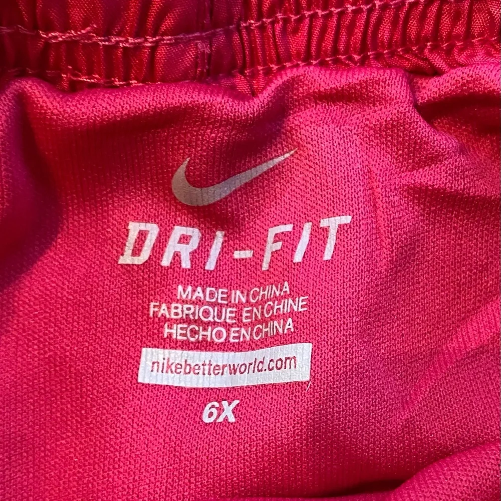 Nike‎ Dri Fit Girl’s Size 6X Hot Pink Athletic Shorts